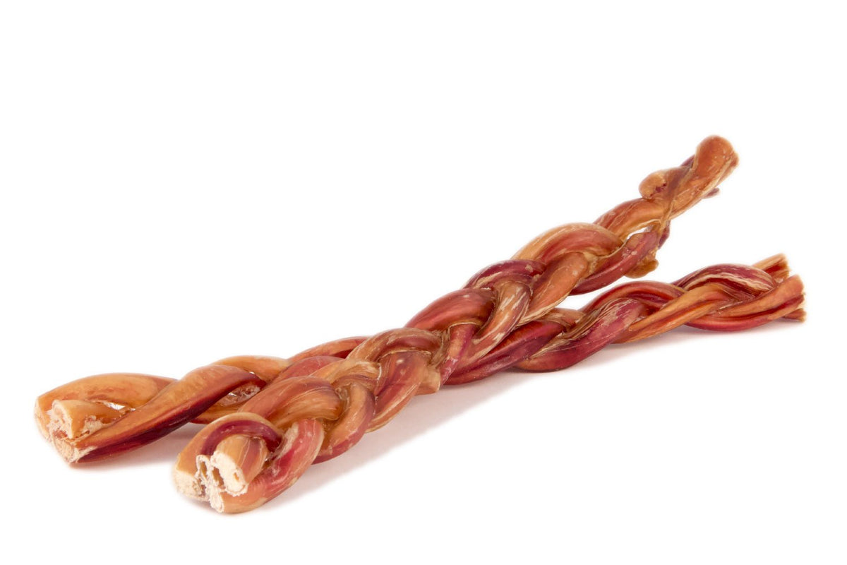 12in Braided Bully Stick 2-Pack